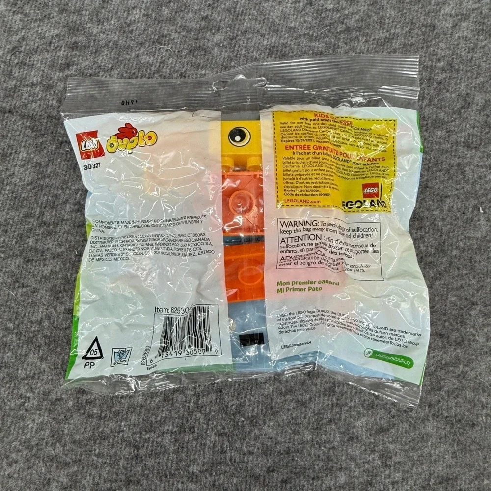 LEGO DUPLO My First Duck 6‎ Piece Preschool Building Toy Set 30327